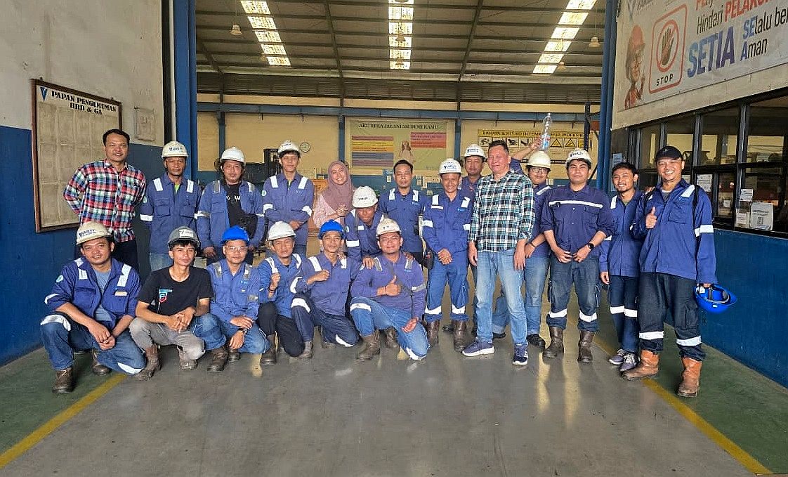 workshop team pada PT Varley Indonesia