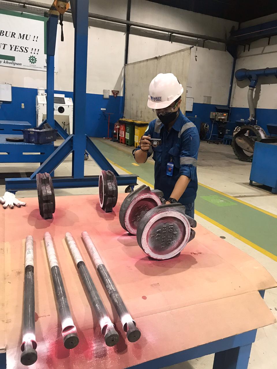 inspection valve process pada PT Varley Indonesia
