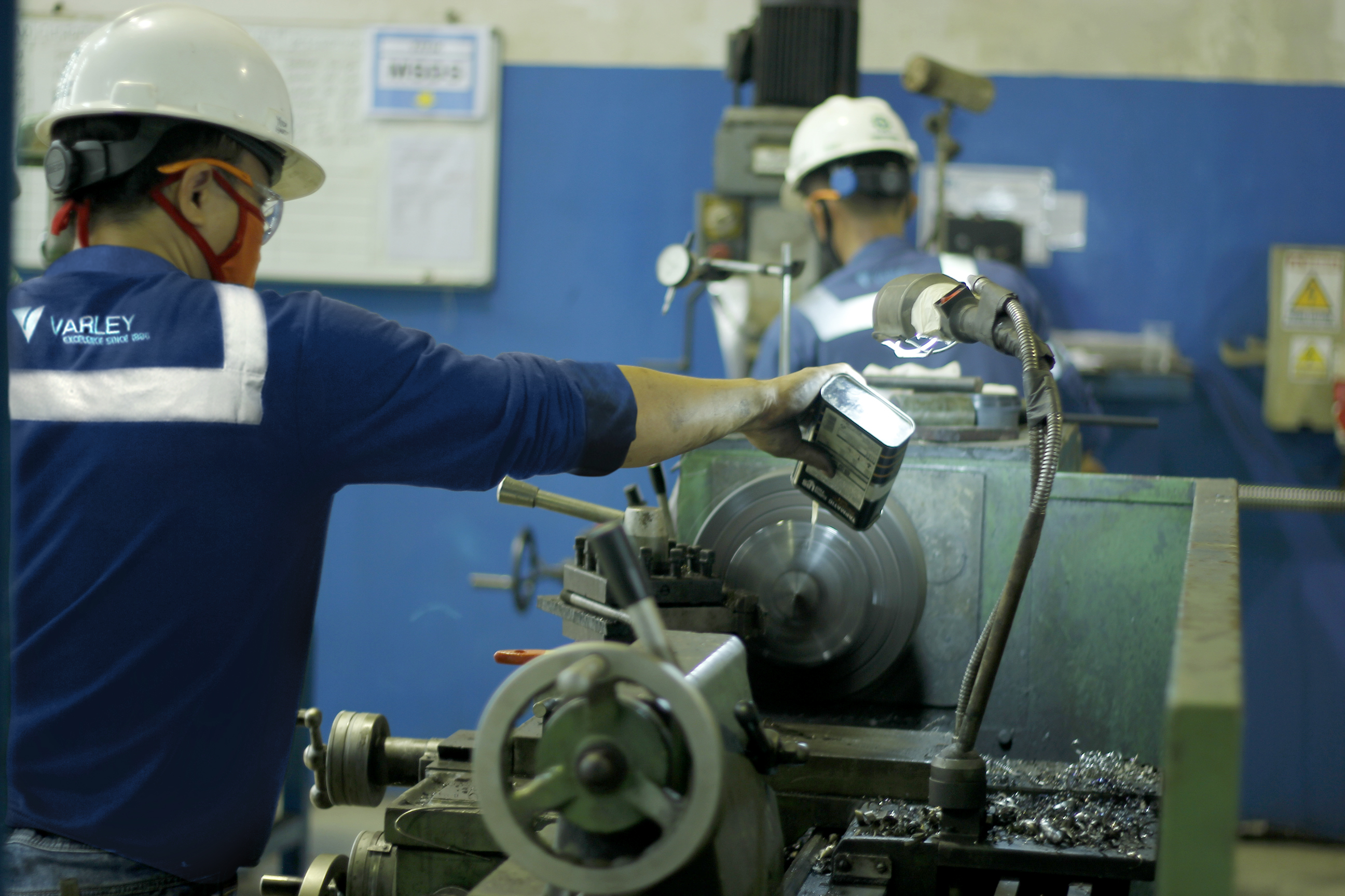 machining valve process pada PT Varley Indonesia